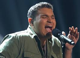 Big star: Tourette&#39;s sufferer Carlos Guevara got everything off his chest when he sang Cannonball - article-2492054-194385EE00000578-520_634x462