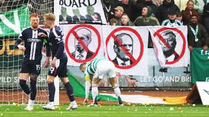 Celtic Fans Protest Against Board with Boycott and On-Pitch Demonstrations
