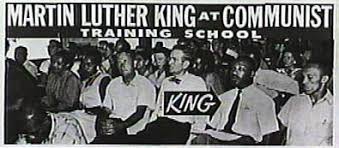 Image result for image of Martin Luther King as a communist