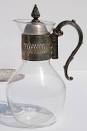 Silver coffee carafe