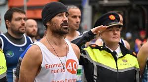 Colin Farrell Completes Dublin Marathon To Support Charity Debra Ireland