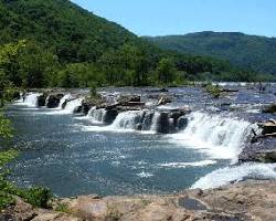 Sandstone, the state rock of West Virginia