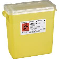 Bemis Sentinel 3-Gallon Sharps Container with Large Opening Lid
