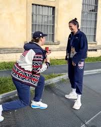Olympians Hilary Knight and Brittany Bowe engaged at Milan Cortina Games