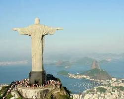 Cristo Redentor Rio de Janeiro panorama, gerada com IA