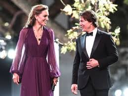 Princess Kate and Prince William at the Digger premiere with Tom Cruise