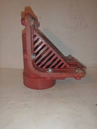 MIFAB R1303-PB Scupper Drain with Angle Grate Red | eBay