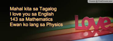 Mahal kita sa Tagalog I love you sa English 143 sa Mathematics ... via Relatably.com