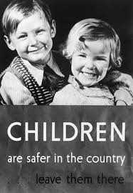 WW2 British poster encouraging evacuation of children from London ... via Relatably.com