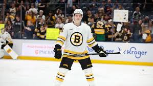 Bruins Rookie James Hagens Makes Playoff Debut