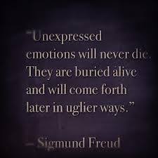 Freud Quote. Advice. Wisdom. Life lessons. Repressed emotions ... via Relatably.com