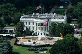 Trump’s White House helipad being partially disassembled, images show