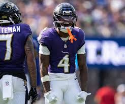 Zay Flowers starring as a wide receiver for the Ravens