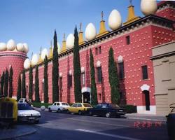 Streets Center, Figueres, Salvador Dalí Museum, Catalonia, Spain, generated by AI