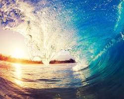 Surfing at a beach in Sihanoukville, Cambodia