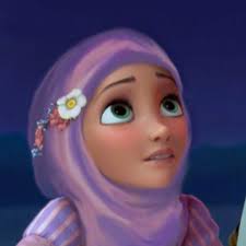 Zal mmg suka layan aku yg otak &#39;gila-gila&#39; ni tapi aku tahu,aku takkan gurau lebih-lebih dgn Zal sbb kdg2 boleh nampah dari riak ... - rapunzel%252Bbrtudung