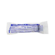 Disposable syringe with rubber plunger 50 ml