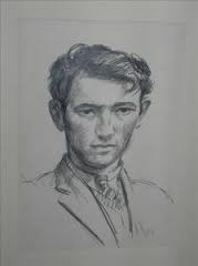 Robert Baker - A Group Of Four,including A Self Portrait, Pencil Drawing, ...