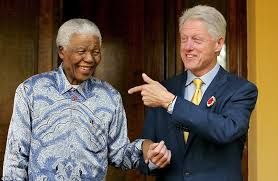 Image result for Nelson Mandela and clinton