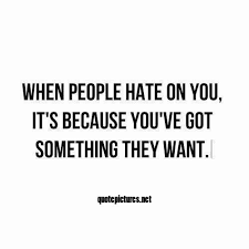 Quote Pictures Hater quotes - When people hate on you, it&#39;s ... via Relatably.com