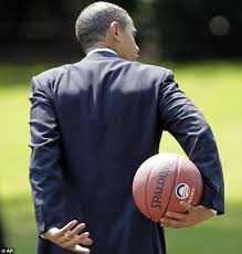 Image result for picture of obama playing basketball