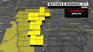 Tornado watch issued for western Iowa