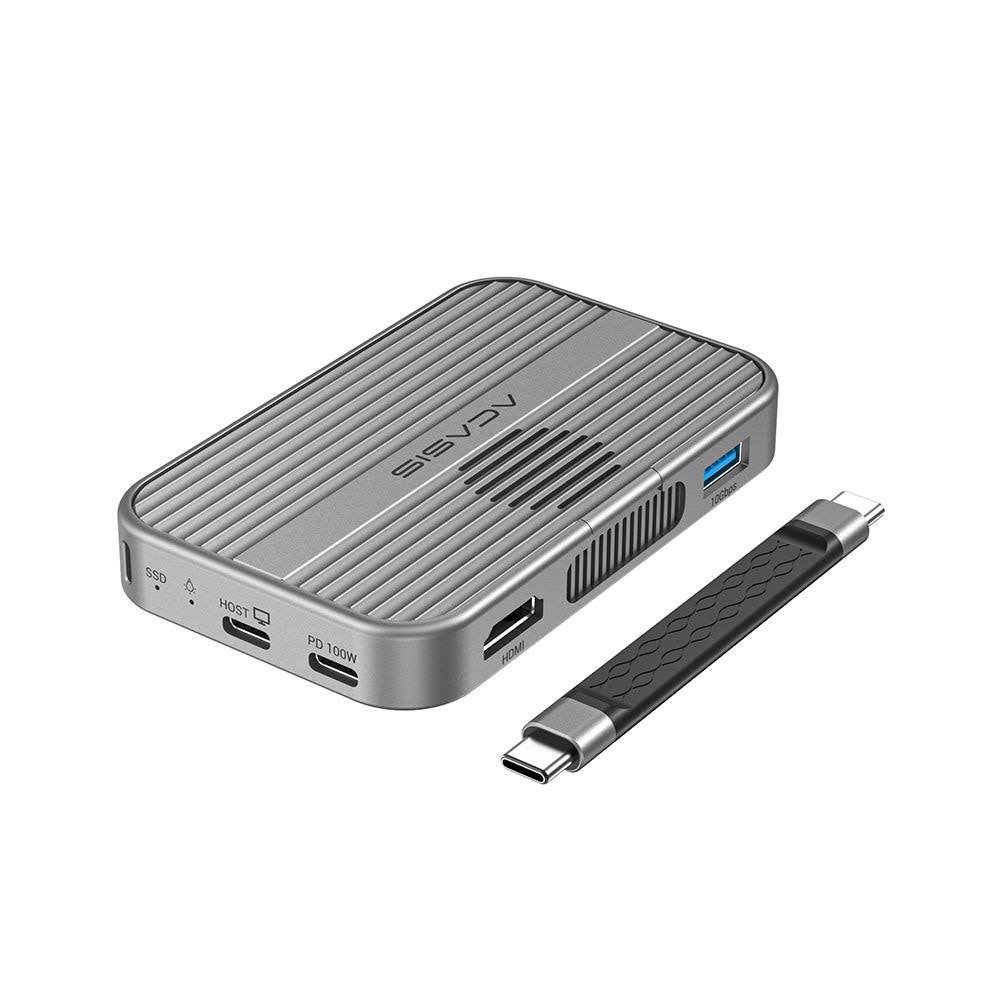 Acasis 10Gbps Magnetic Docking Station & SSD Enclosure for iPhone 17/16/15 Series