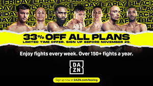 DAZN Black Friday Offer: Watch the world's best boxing with huge 
subscription discount