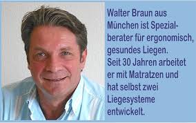 <b>Walter Braun</b> Zu zweit auf einer großen Matratze „ritzenfrei“ schlafen - walter-kurzvita_877