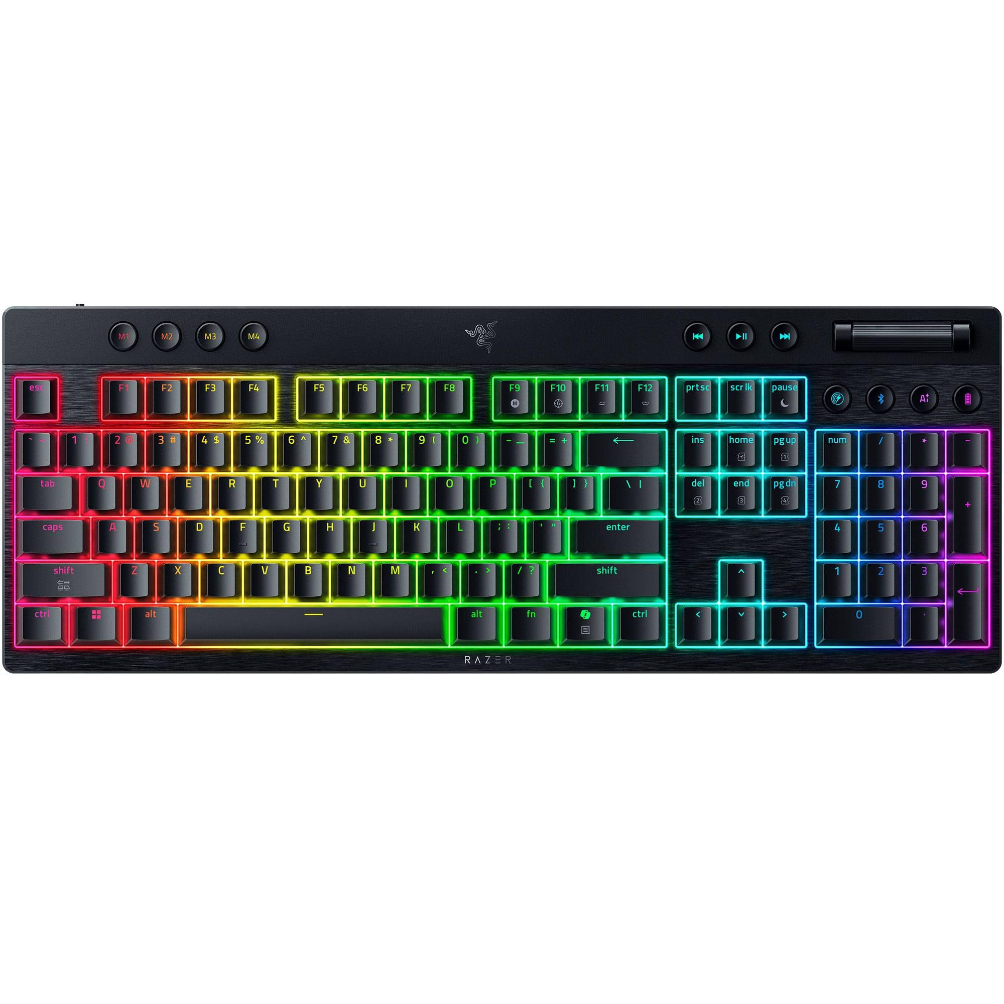 Razer BlackWidow V4 Low-Profile HyperSpeed Wireless Gaming Keyboard