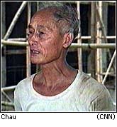 Spiderman Chau Chung has woven bamboo webs all over Hong Kong for 35 years. - chau
