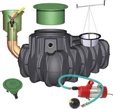 Graf 3000 Litre Flat Platinum Garden Rainwater Tank : Amazon ...