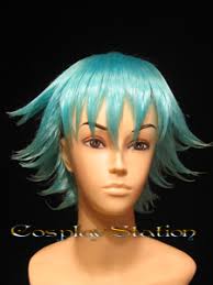 .Hack//Legend of the Twilight Shugo Kunisaki Blue Cosplay Wig - wig110-1