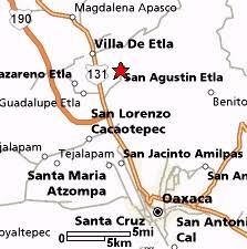 Resultado de imagen para mapa teotitlan DEL VALLE