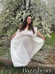 Womens Greek chiffon Tunic Ancient World Peplos Chiton