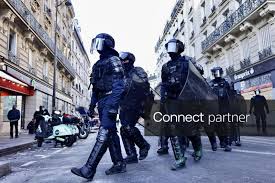 Licensable picture: Aftermath of clashes during nationwide protests in Paris
