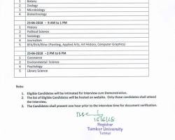 Image of Guest Lecture at Tumkur University