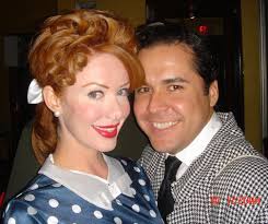 Melissa English and Jesus Beltran are dressed up as Lucy and Desi for Halloween. - 29-MelissaEnglish