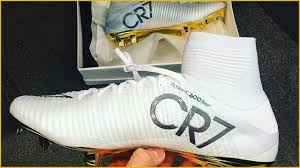 new ronaldo boots white