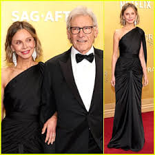 Special Honoree Harrison Ford Arrives at Actor Awards 2026 With Wife Calista Flockhart