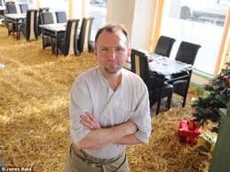 <b>Richard Pye</b> has replaced his restaurant&#39;s carpet with straw after his <b>...</b> - article-2521302-19FF2F2A00000578-39_634x476