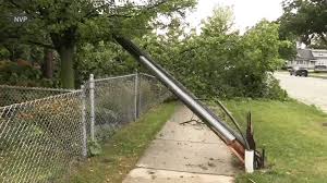 Severe storms impact Chicago area power supply during the night.