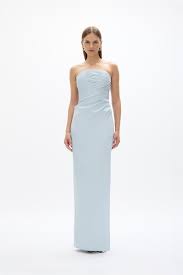 Mira Gown Ice | Shop Rachel Gilbert Online – Rachel Gilbert US