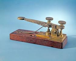 Image of first telegraph machine