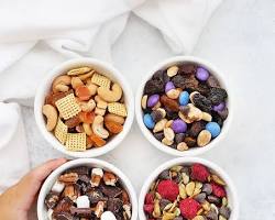 Image of person packing trail mix