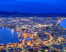 函館山からの夜景の画像