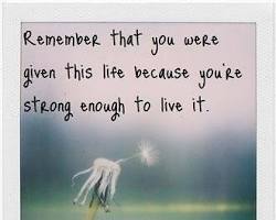 person standing tall in the face of adversity