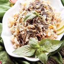 Image result for ‫اسپاگتی با ژامبون خامه ای و قارچ Carbonara‬‎