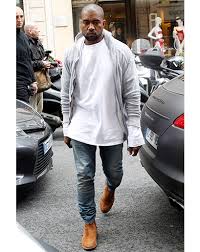 Image result for kanye chelsea boots