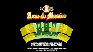 Torcida do Botafogo inova e fará mosaico em mvoimento e dupla-face; confira orientações